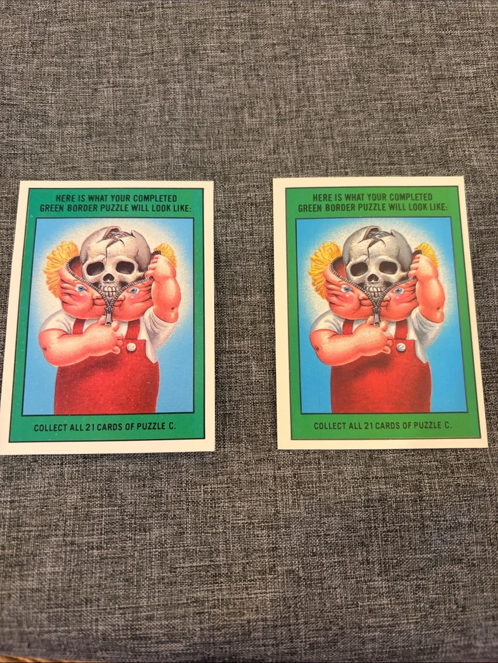 1986 GPK series 4 #164b name variations pair